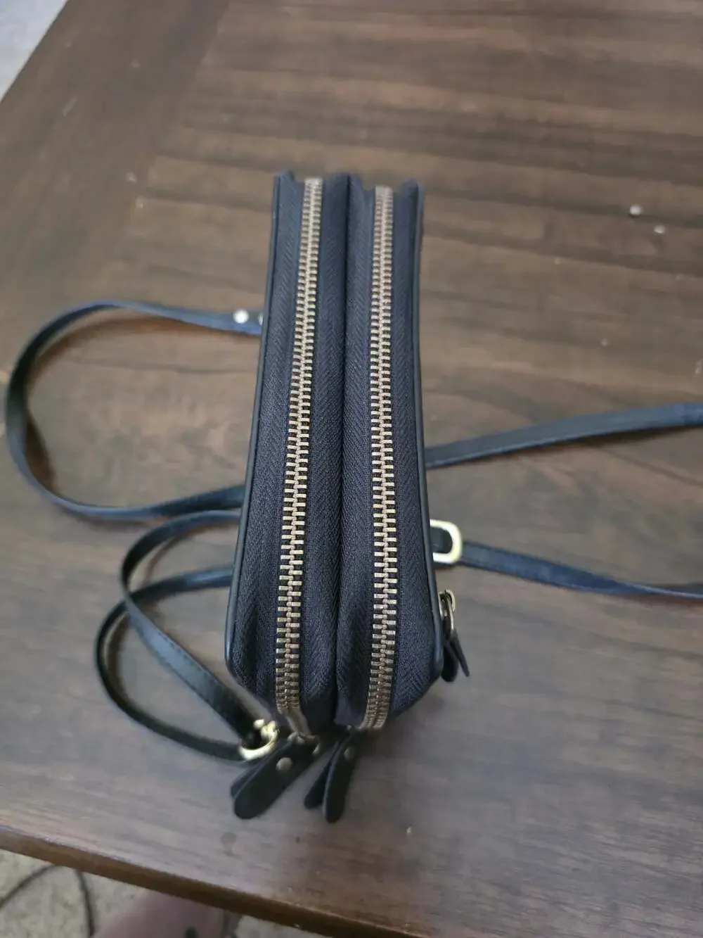 Double Zip-Around Smartphone-Friendly Clutch Wallet